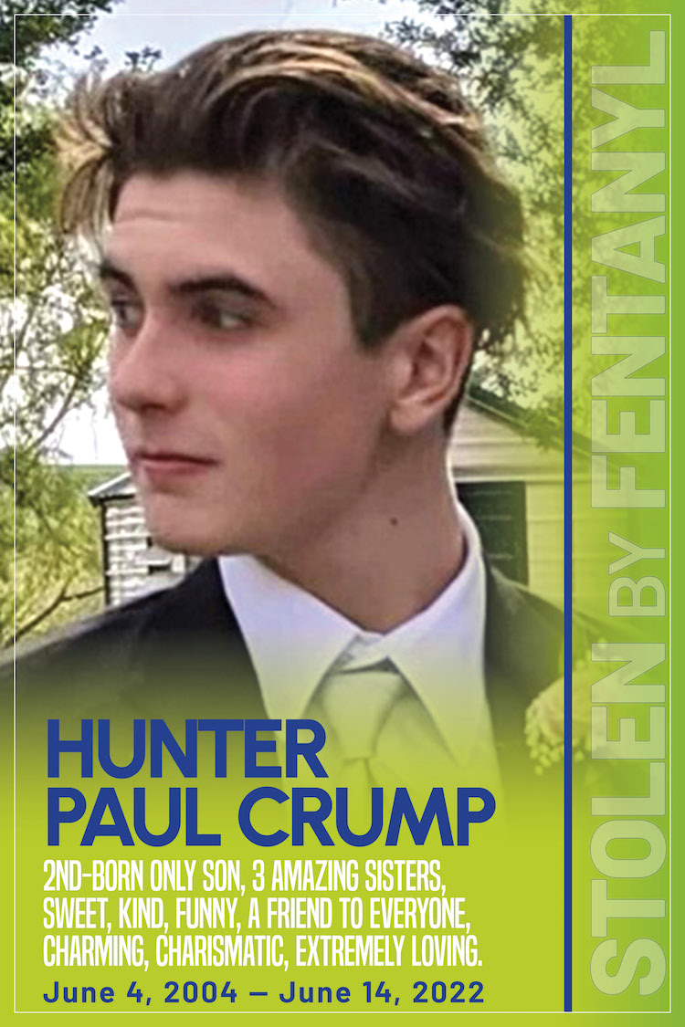 Hunter Paul Crump stolen by fentanyl